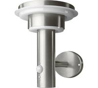 OSRAM ENDURA Style Solar Wall Sensor Double Circle 6W Stainless Steel 4099854455384 Applique LED ext