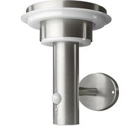OSRAM HOMELIGHTING ENDURA Style Solar Wall Sensor Double Circle 6W Stainless Steel 4099854455384 Applique LED extérieure LED 6 W