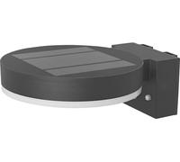 OSRAM HOMELIGHTING ENDURA Style Solar Wall Sensor Single Circle 6W Black 4099854455568 Applique LED extérieure