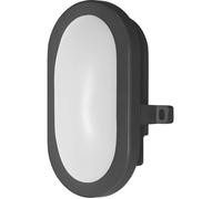 Osram Hublot LED 6W, 4000K, 420 lm, IP54, IK06, antichoc, noire, boîtier en polycarbonate, angle d'éclairage 120°, pour caves et garages