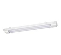 OSRAM Barre lumineuse LED 600 mm, 25 W, 3 000 K, blanc chaud, 2 300 lm, boîtier en acier, diffuseur en polycarbonate, IP20 pour montage au plafond et au mur