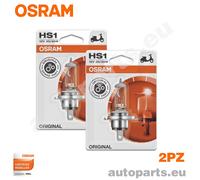 Osram HS1 Kit 2 Lampes Originales Pour Moto 12V 35W Série Originale