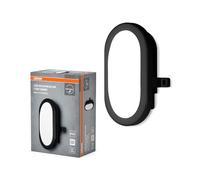 OSRAM Hublot LED 6W, 4000K, 420 lm, IP54, IK06, antichoc, noire, boîtier en polycarbonate, angle d'éclairage 120°, pour caves et garages