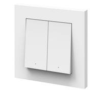 OSRAM Interrupteur mural SMART+ WiFi 2 boutons magnétique USB-C Interrupteur mu