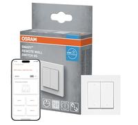 OSRAM Interrupteur mural SMART+ WiFi 4 boutons magnétique USB-C Interrupteur mural SMART+ WiFi, 4 boutons, magnétique, rechargeable par USB-C, autonomie de 6 mois, compatible Alexa, blanc