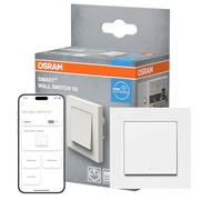 OSRAM Interrupteur mural SMART+ WiFi Matter, 1 canal, 10AX, IP20, blanc, interrupteur relais, encastré, 27 mm