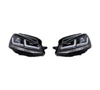 OSRAM LEDriving Golf VII, phare à LED, l'édition black en remplacement de l'halogène, amélioration de la LED, LEDHL103-BK, voitures à conduite à gauche uniquement (1 jeu complet), Noir