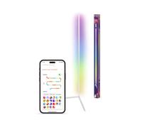 OSRAM Lampadaire d'angle LED Matter over Wifi Floor Corner 1400 mm, 14 W, RGBW, 2700-6500 K, WiFi, télécommande, blanc, lumière ambiante