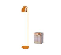 Osram Lampadaire DECOR Corolle, Métal & Verre Orange, Version E27, 270mm, Câble textile, Style rétro