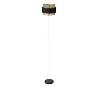 OSRAM Lampadaire DECOR Hornet E27 Noir Or 300mm, lampadaire, Métal, textile pou