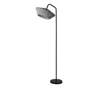 OSRAM Lampadaire DECOR Stripes E27 Gris foncé, Lampadaire en métal et textile p
