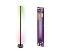 OSRAM Lampadaire LED SMART+ WIFI, rond, noir 14W, 1170lm, blanc et couleur réglables, dimmable, fonction bricolage et rythme musical, longue durée de vie, contrôlable par application, 2700-6500K