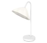 OSRAM Lampe à poser Decor Lotus Leaf blanche en métal et papier mâché, E14, grad