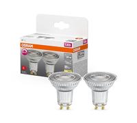 OSRAM Lampe à réflecteur Superstar, GU10-base, verre clair ,Blanc chaud (2700K), 230 Lumen, Remplacement de la traditionnelle 35W-Ampoules 2-Pack