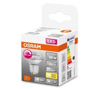 Osram Lampe À Réflecteur Superstar, Gu10-Base, Verre Clair ,Blanc Chaud (2700k), 350 Lumen, Remplacement De La Traditionnelle 50w-Ampoules 1-Pack