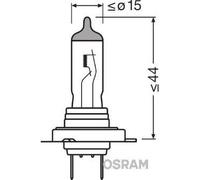 Osram Ampoules halogènes pour phare Night Breaker Silver 64210NBS-HCB H7 12V - Set de 2