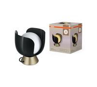 Osram Lampe de table Corolle E14 métal verre rétro noir Lampe de table | Decor Corolle, Ambient Mood Light, Noir, 200 mm dia, pack de 1