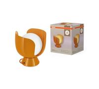 Osram Lampe de table Corolle E14 métal verre rétro orange Lampe de table Decor Corolle E14, métal et verre, câble textile, ampoules remplaçables, style rétro, orange