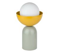 OSRAM Lampe de table DECOR Bol E14 Vert/Jaune 200mm, lampe de table, Métal, Ver