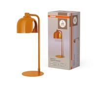Osram Lampe de table DECOR Corolle, Métal Orange Verre, Version G9, Câble