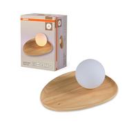 Osram Lampe de Table Decor Wood Nest, Bois de Caoutchouc Marron, Version