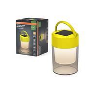 Osram Lampe de Table ENDURA STYLE SOLAR, 0,42W, 20lm, 3000K blanc chaud, dimmable, avec crochet, IP44, Plastique Jaune