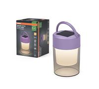Osram Lampe de Table ENDURA STYLE SOLAR, 0,42W, 20lm, 3000K blanc chaud, dimmable, avec crochet, IP44, Plastique Violet