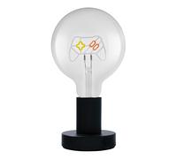 Osram Lampe de table LED 1906 Letter – contrôleur de lettrage, néon 1,2 W E27, noir, blanc froid
