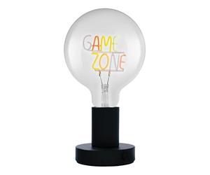 Osram Lampe de table LED 1906 Letter, lettrage Game Zone, néon, 1,2 W, | 1906 Letter Table, Ambient Mood Light, Noir, 125 mm dia, 15000 h, pack de 1