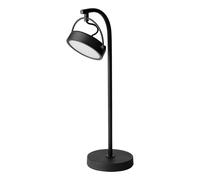 OSRAM Lampe de table LED Decor Puck, Acier Noir, 11W, 3000K, CRI >90, tête mobi