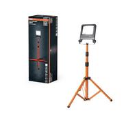 OSRAM Lampe de travail LED Trépied 1x50W 840, 4000K blanc froid, 4500 lm, IP65, réglable en hauteur 1,8m, 360°