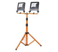 Osram Lampe de travail LED Trépied 2x50W 840, 4000K blanc froid, 9000 lm, | LED Worklight Tripod, Outdoor Lighting (Special), Gris foncé, 25000 h, pack de 1
