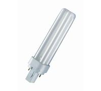 Osram Lampe fluorescente compacte Dulux D 18 W 827 G24d-2 chaude