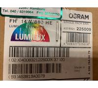 OSRAM Lampe Fluorescente T5 HE 14W/880 LUMILUX SKYWHITE 1050lm Tube Fluorescent