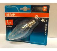 OSRAM Lampe Halogène Halolux CLASSIC B 40W E14 Verre Transparent 230V