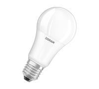 Osram Lampe LED Base Classic A, en forme d'ampoule avec douille E27, non dimmable, remplace 100 watts, mat, blanc froid - 4000 Kelvin, lot de 3