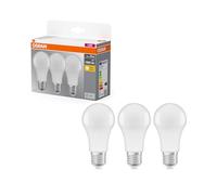 Osram Lampe LED Base Classic A75 forme d'ampoule 10W 827, 2700K blanc chaud, E27, mate, 1055 lm, résistante aux chocs et aux vibrations