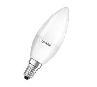 OSRAM 4058075819610 LED EEC A+ (A++ - E) E14 en forme de bougie 5 W = 40 W blanc froid (Ø x L) 37 mm x 108 mm 4 pc(s) blanc G