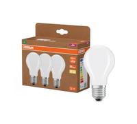 Osram Lampe LED Classic A100 Filament 7,2 W 827, blanc chaud 2700 K, E27, | LED Classic A 100 Filament Energy efficiency class A, LED Lamps, Blanc, 60 mm dia, 50000 h, pack de 3