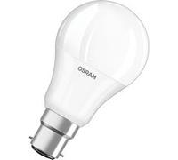 Osram Ampoule LED avec Culot B22d, Couleur Température 2700 K Blanc chaud, Efficacité 8,50 W équivalent à 60 W, Verre dépolie, Ampoules LED Classiques