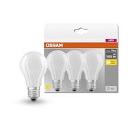 OSRAM lampe LED, Culot: E27, Blanc chaud, 2700 K, 7,50 W, remplacement pour 75 W Incandescent bulb, dépolie, LED BASE CLASSIC A, Paquet de 3