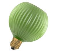 OSRAM Lampe LED DECOR FLAT en verre coloré, globe Ø125mm, vert, E27, 3,5W, 300l