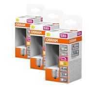 Osram Lampe LED dimmable Superstar à rendu des couleurs ultra-élevé (CRI90), E27-base, Aspect filament,Blanc chaud (2700K), 806 Lumen, Remplacement de la traditionnelle 60W-Ampoules 1-Pack (Lot de 3)