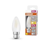 OSRAM Lampe LED dimmable Superstar avec un rendu des couleurs particulièrement élevé (CRI90), B22d-base, verre dépoli ,Blanc chaud (2700K), 470 Lumen,Remplacement de 40W-Ampoules 1-Pack