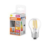 Osram Lampe LED dimmable Superstar avec un rendu des couleurs particulièrement élevé (CRI90), E27-base, Aspect filament,Blanc chaud (2700K), 470 Lumen,Remplacement de 40W-Ampoules 1-Pack