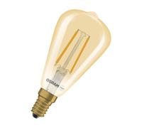 OSRAM Lampe LED Edison Vintage 1906 Filament ST48, 2,8 W, E14, dorée, forme vintage, recommandée pour les lampes rétro, les suspensions, les salles à manger et les classiques du design
