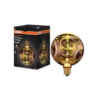 Osram Lampe LED en verre DECOR FLAT Electro Retro, moyenne Ø 150 mm, rose,