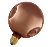 OSRAM Lampe LED en verre DECOR FLAT Electro Retro, moyenne Ø 150 mm, rose, E27,