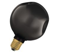 OSRAM Lampe LED en verre Decor Flat Electro Retro Small Ø 125 mm, noire, E27, 3