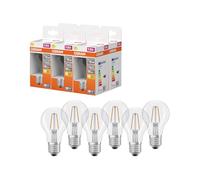 Osram Lampe LED forme étoile A15 filament, 2700 K blanc chaud, 1 W, E27, transparente, 136 lm, 15 000 h, pour petits luminaires, éclairage général,6-Pack